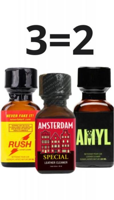 AMYL, RUSH, AMSTERDAM SPECIAL 3=2