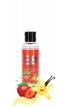 S8 4IN1 STRAWBERRY VANILLA WARMING LUBE 125ML