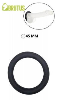 BRUTUS STRETCHY SILICONE DONUT COCKRING 45MM