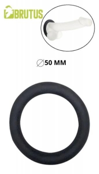 BRUTUS STRETCHY SILICONE DONUT COCKRING 50MM