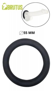 BRUTUS STRETCHY SILICONE DONUT COCKRING 55MM