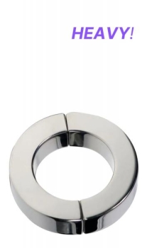 MAGNETIC HINGED COCK RING POLISHED - 45 MM