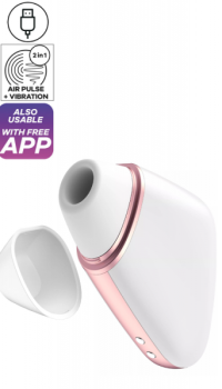 SATISFYER LOVE TRIANGLE CONNECT APP WHITE