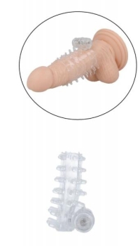 CASUAL RING VIBRATING SLEEVE TRANSPARENT
