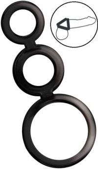 ADDICTED TOYS RINGS SET FOR PENIS - SMOKE