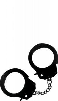 DARKNESS - METAL HANDCUFFS BLACK