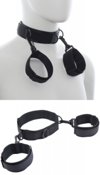 OHMAMA NYLON HANDCUFFS AND COLLAR