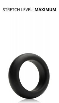 JE JOUE - BLACK SILICONE COCKRING MAXIMUM STRETCH