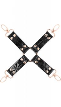 VEGAN LEATHER HOG TIE - BEGME BLACK EDITION