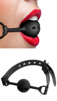 FETISH SUBMISSIVE - BREATHABLE SILICONE BALL GAG