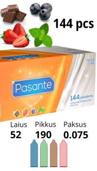 PASANTE TROPICAL COLOURED & FLAVOURED 144 PACK
