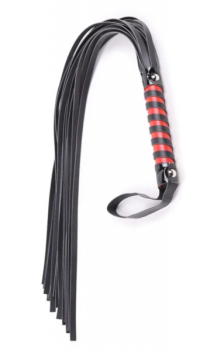 STRIPED FLOGGER BLACK/RED