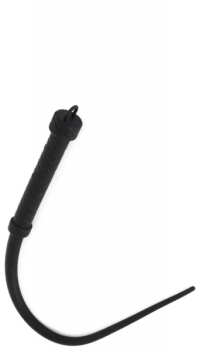 SILICONE MONOTAIL WHIP BLACK