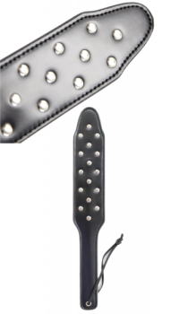 STUDDED PADDLE 38CM BLACK 2526