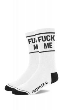 FUCK ME SOCKS BLACK-WHITE 40-45