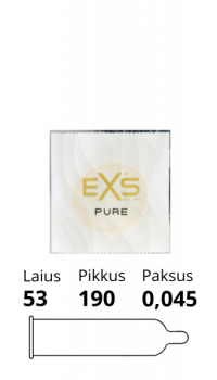 EXS PURE THIN CONDOM 1tk