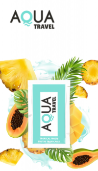 TROPICAL FRUITS 6 ML WATERBASED FLAVORED LUBRICANT AQUA TRAVEL 