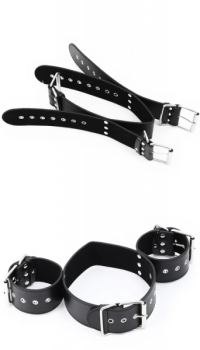 HANDS TO NECK RESTRAINT BLACK