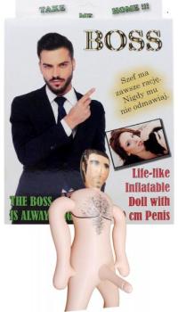 BOSS LIFE-LIKE INFLATABLE DOLL WITH 20 CM PENIS