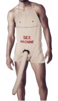 APRON WITH PLUSH PENIS SEXMACHINE